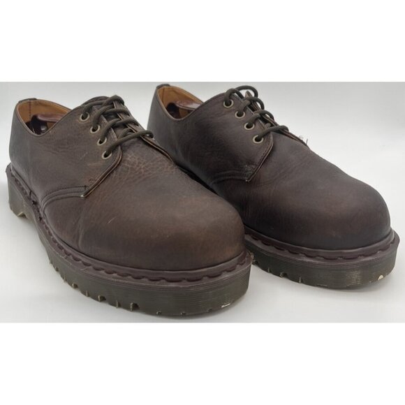 Dr Martens Vintage Y2K Oxford Ankle Brown Shoes Boots US 13 UK 12 England GZ1561 main image 5